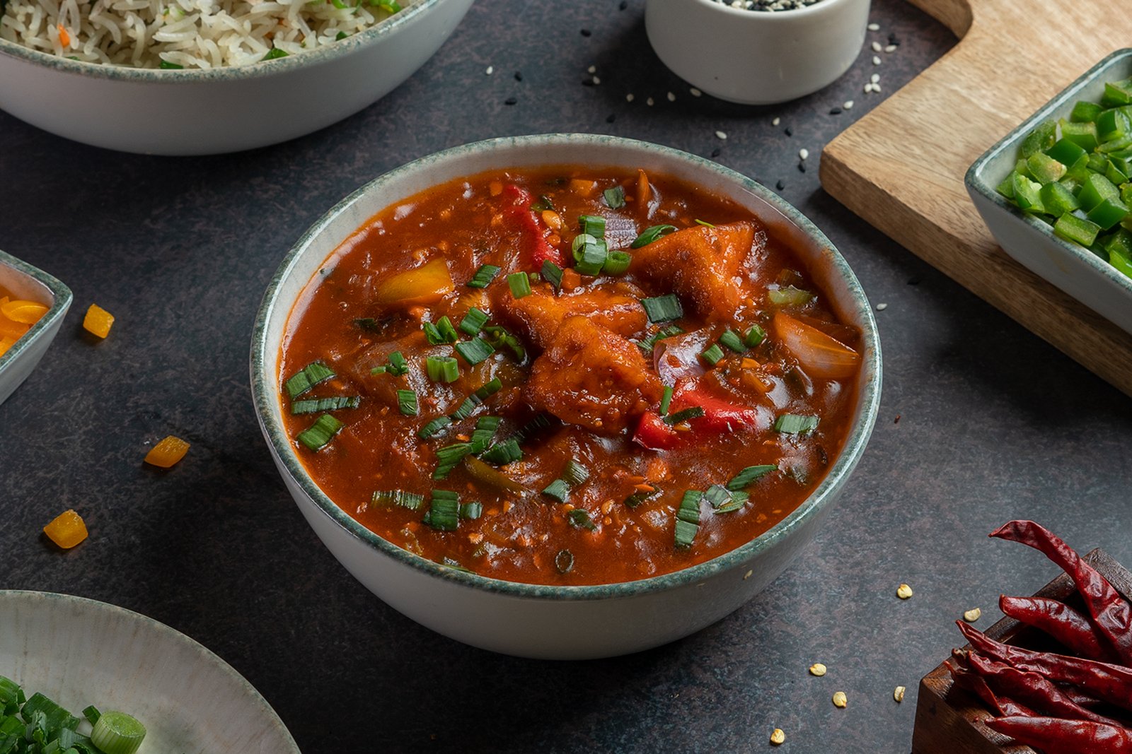 Paneer Butter Masala + Steam Rice